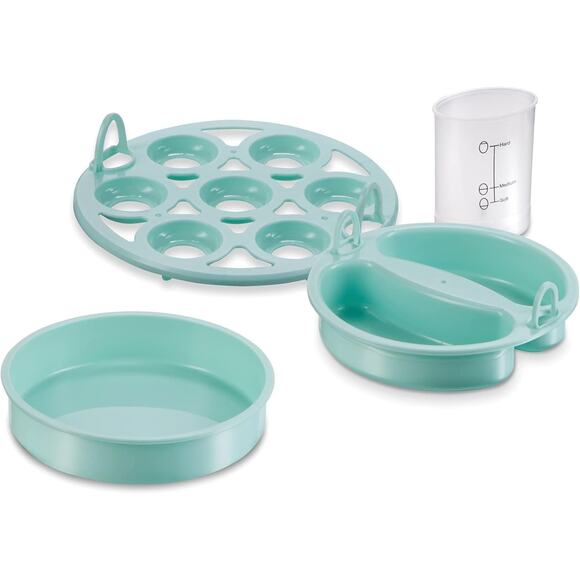 Hamilton Beach 3-In-1 Electric Egg Cooker for Hard Boiled Eggs, Poacher, Omelet - Picture 4 of 7